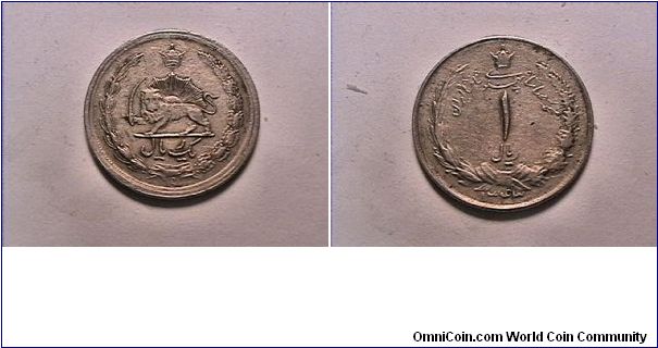 ONE RIAL
copper nickel
