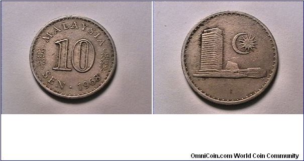MALAYSIA
10 SEN
copper nickel