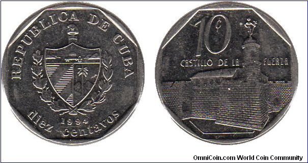 10 centavos - Castillo de la Fuerza (Armoury)