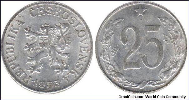 Czechoslovakia - 25 haleru