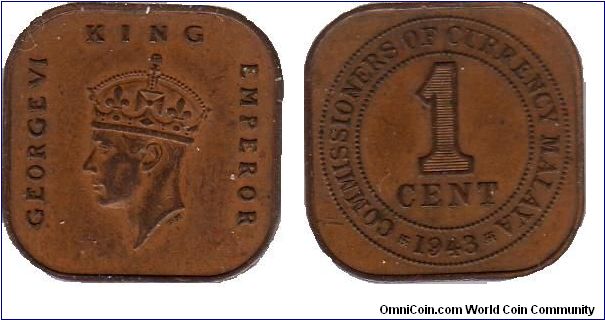 Malaya - 1 cent