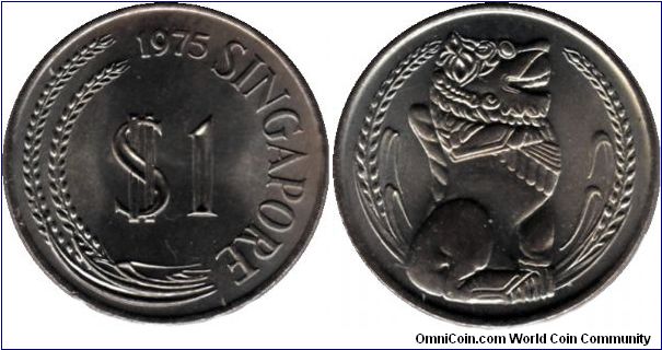 1 Dollar - the raised parts, especially on the reverse of this coin have an attractive coppery-pink tone