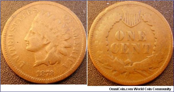 1873 indian cent 
-Closed three-