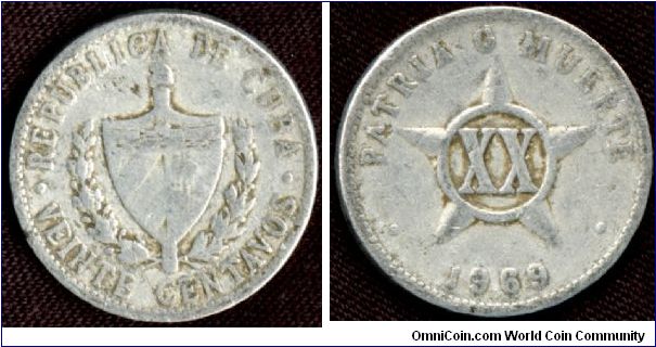 20 centavos 1969