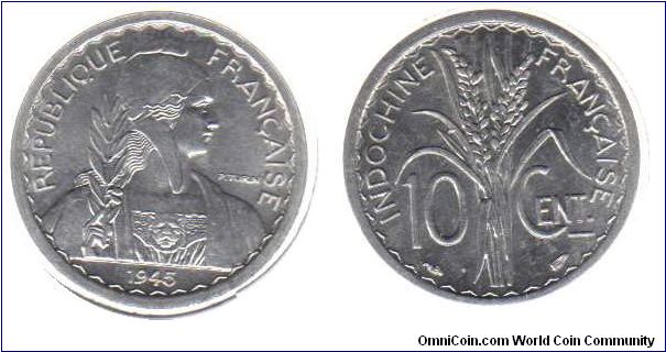 French Indo-China (Vietnam, Laos, Cambodia) - 10 centimes