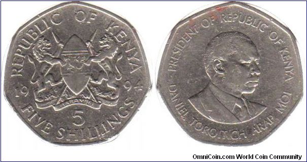 5 shillings