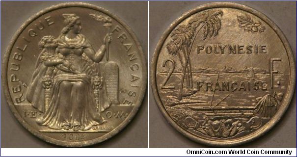 2 francs, 27 mm, Al