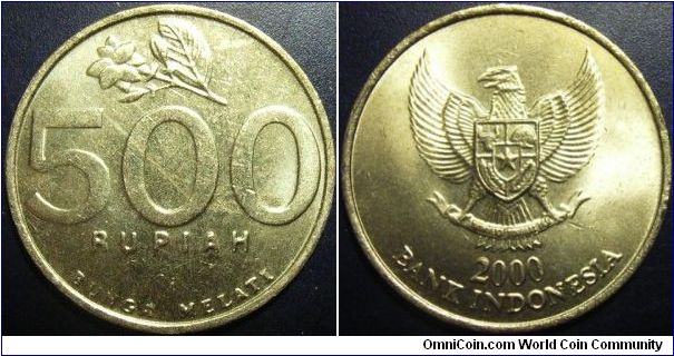 Indonesia 2000 500 rupiah.