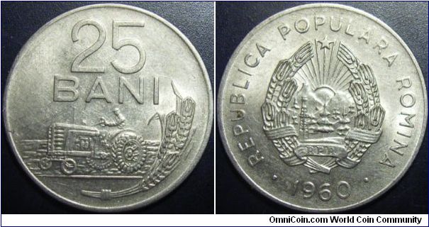 Romania 1960 25 bani.