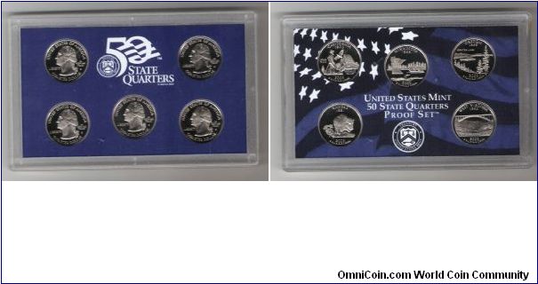 2005 STATE QUARTERS PROOF