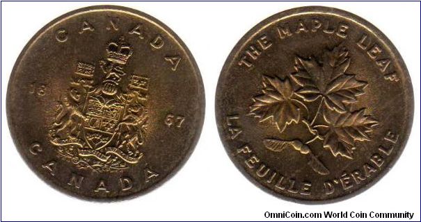 Canada Maple leaf medallion
