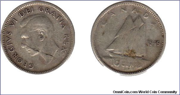 1949 10 cents