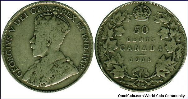 1918 50 cents