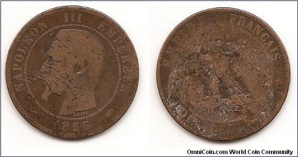 10 Centimes
KM#771.1
10,0000 g., Bronze 30mm Mint: Paris
