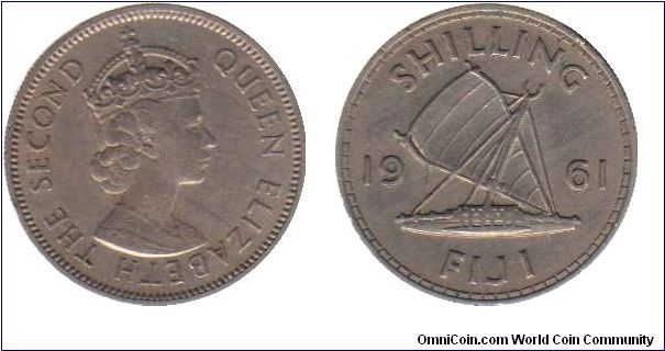 1961 1 shilling