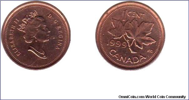 1999 1 cent