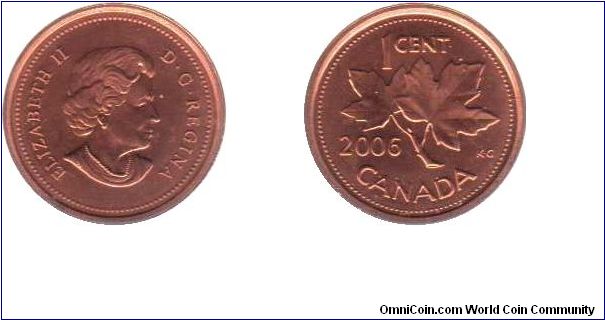 2006 1 cent.