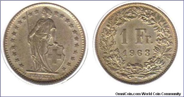 1963 1 Franc