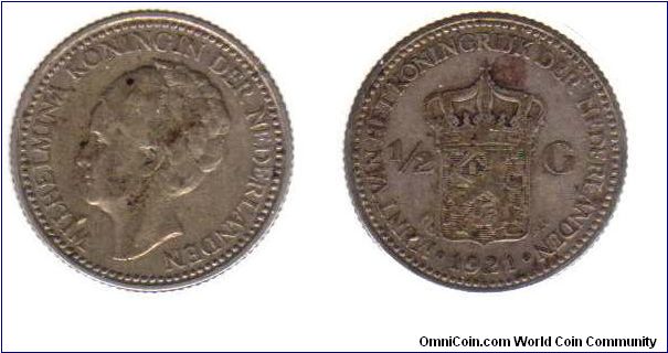 1921 1/2 Gulden