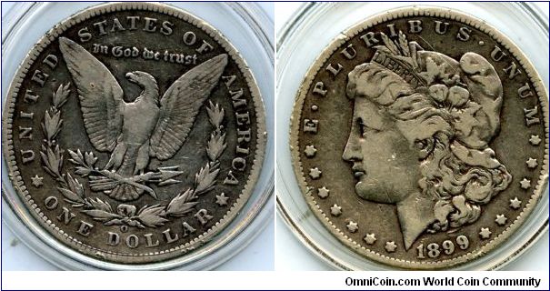 1899o
Morgan Dollar
Liberty Head & Eagle