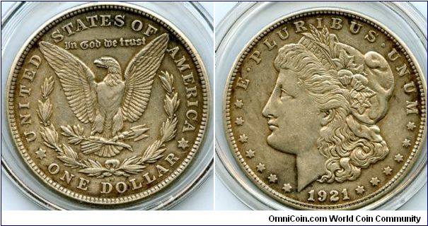 1921
Morgan Dollar
Liberty Head & Eagle