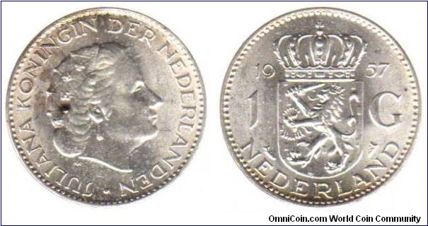 1957 1 Gulden