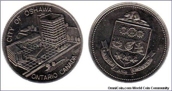 Oshawa Ontario medallion