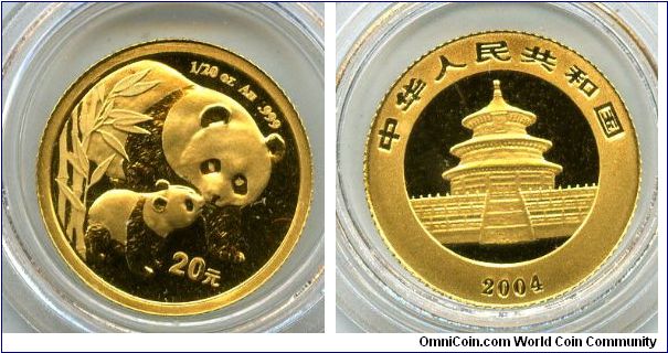 2004
20y 1/20oz
Panda
Pagoda