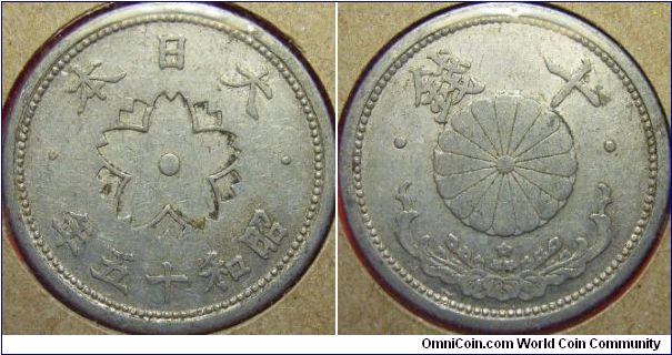 Japan 1940 10 sen.