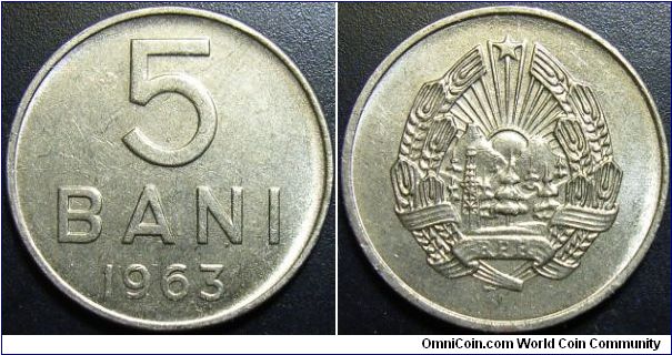 Romania 1963 5 bani.