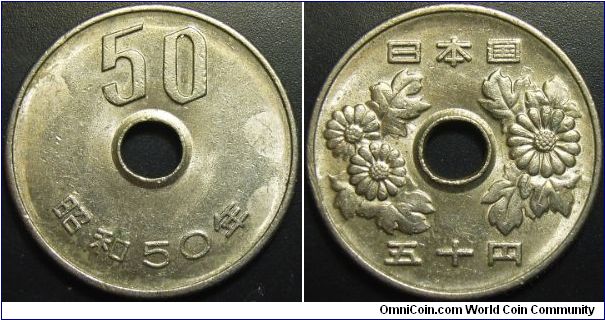 Japan 1975 50 yen.