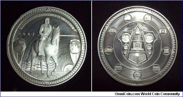 Knights of the Coin Table 2007 
63 mm Pewter Medal