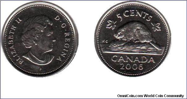 2006 5 cents - P