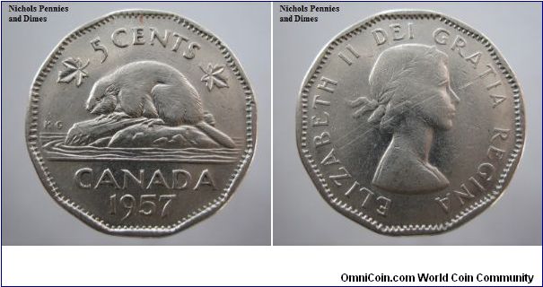 5 cent Canada VF-25 0.35