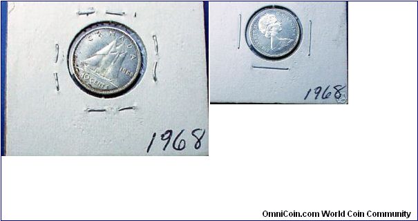 10 cent Canada 1.00 VF-20