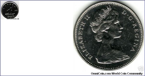10 cent Canada 0.15 AU-50