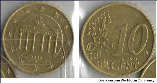 10 Cent G. Karlsruhe mint
