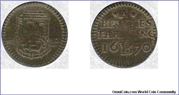 PCI7, Group 8, Scottishmoney, Beccles Suffolk Farthing 1670