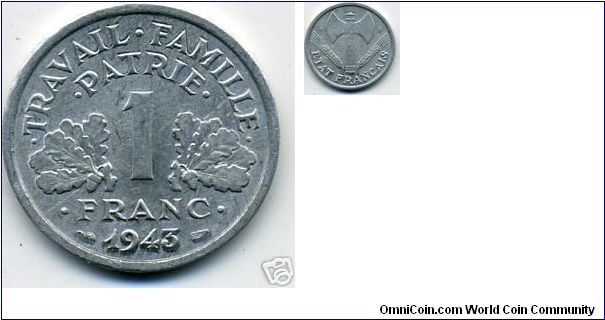 1 franc france VF-35 1.25