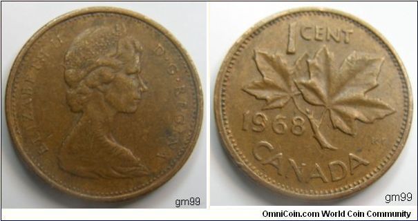 Queen Elizabeth II
 1 Cent