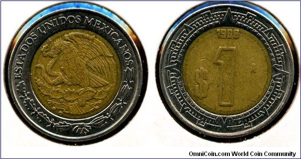 1998
1 Peso
Value
Eagle & Snake