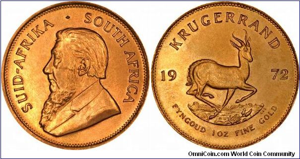 We should start seeing this 1972 Krugerrand image on eBay and elsewhere instead of the usual 1974 picture. For those who don't know , our 1974 Kruger images our the 2 most stolen coin images on the web.