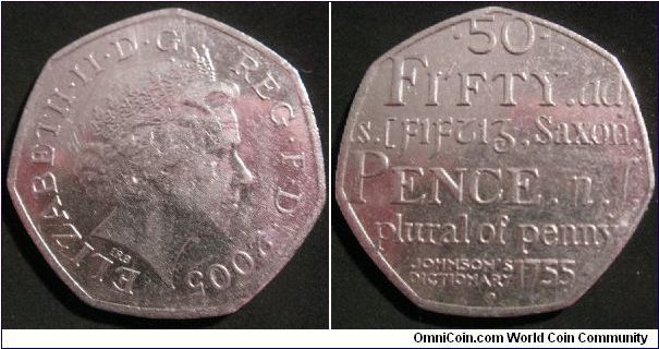 Johnsons Dictionary fifty pence