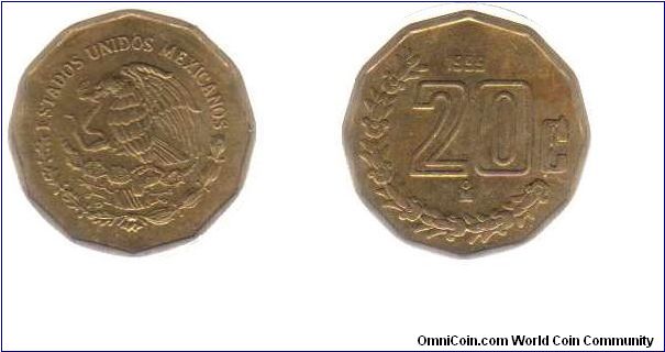 1999 20 centavos