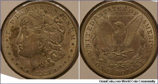 Liberty Head/Morgan Dollar, 38.1 mm, Ag