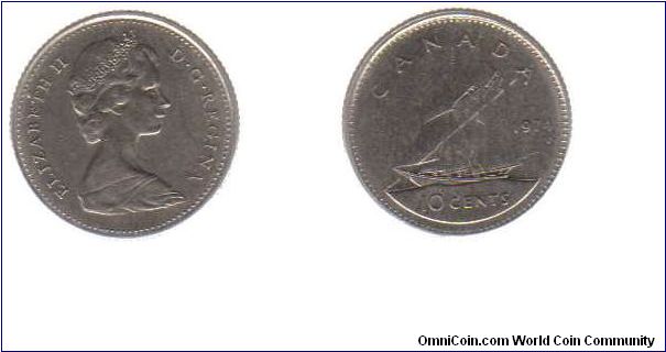 1974 10 cents