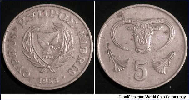 Cyprus pre-Euro 5 cent