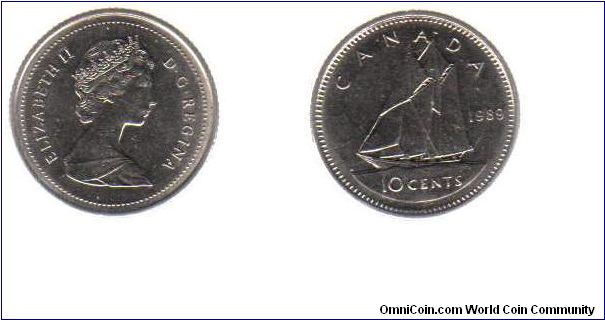 1989 10 cents