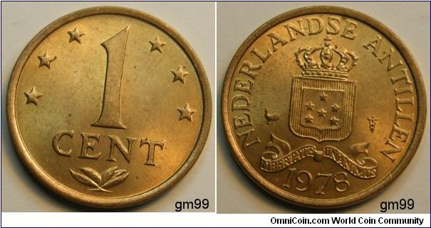 Netherland Antilles
1978 1 Cent