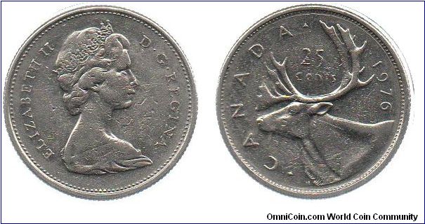 1976 25 cents